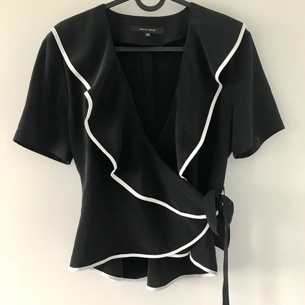 Pierre Cardin wrap top
